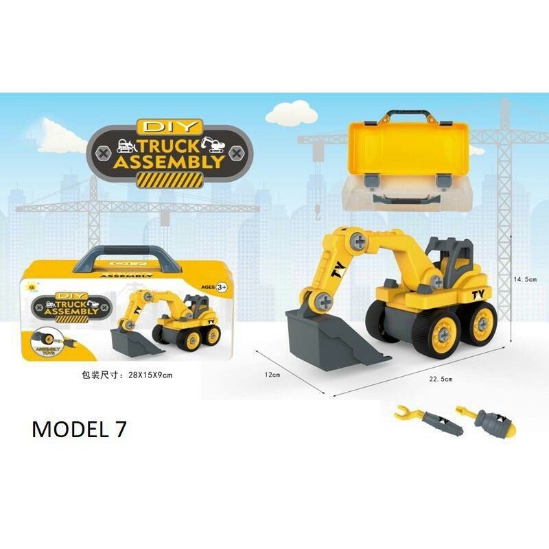 Mainan Susun DIY Truck Assembly