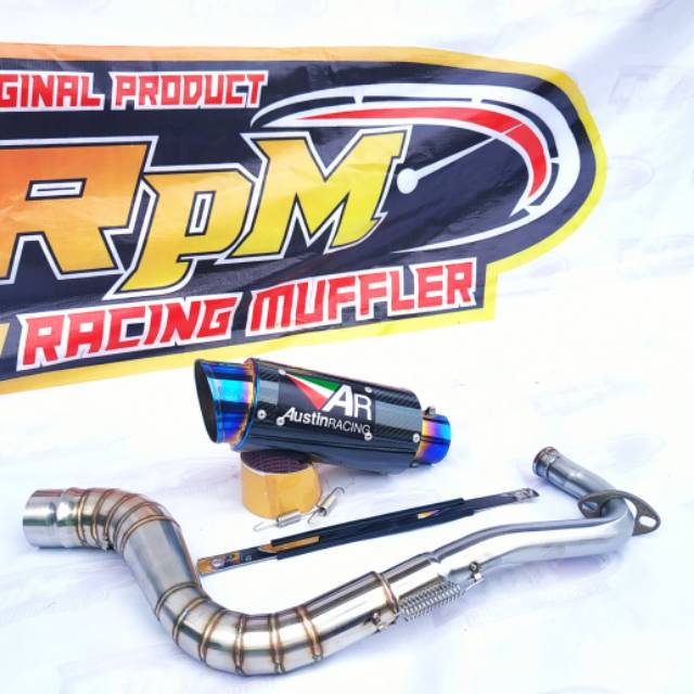 Knalpot AR AUSTIN RACING Nmax - Vario 125 - Vario 150 - Beat - Aerox - Mio