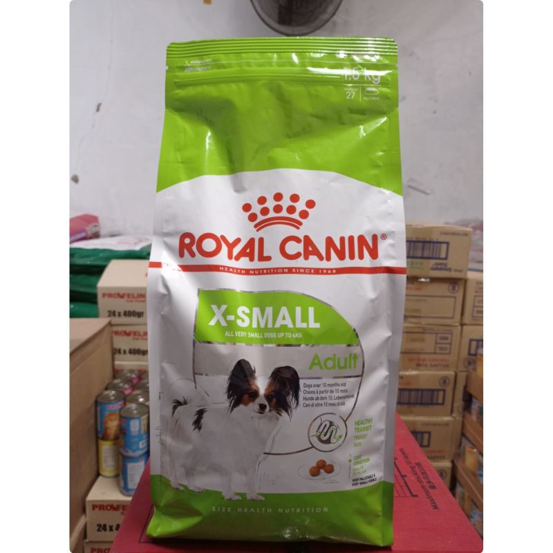 Royal canin X-Small adult 1,5 kg makanan anjing 1,5kg x smal