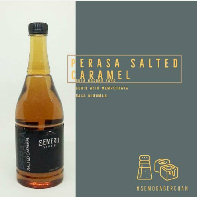 

Sirup perasa salted caramel / Semeru Sirup 1000ml