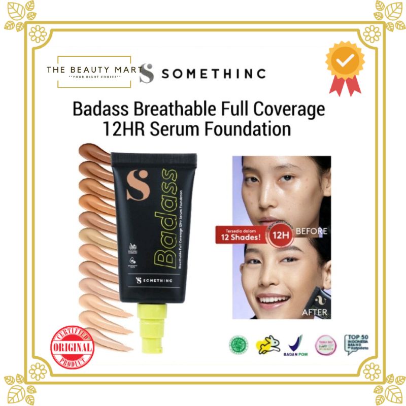 Somethinc Badass Breathable Full Coverage 12Hr Serum Foundation