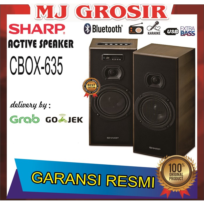 PROMO SHARP SPEAKER AUDIO CBOX 635 UBO CBOX635 SUPER BASS USB