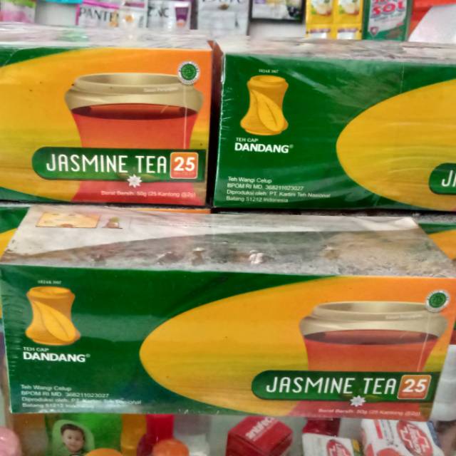 

Teh Dandang Celup Jasmine Tea per box isi 25's