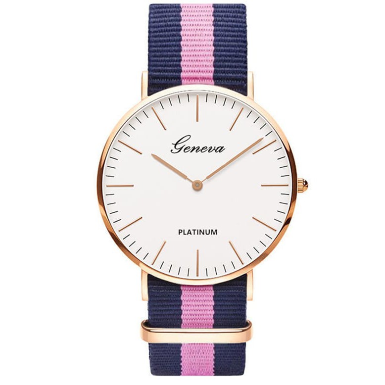 DODORY J102 Jam Tangan Wanita Kanvas Jam Analog Canvas Unisex Watch