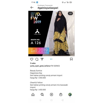 preloved yunia syar'i murah