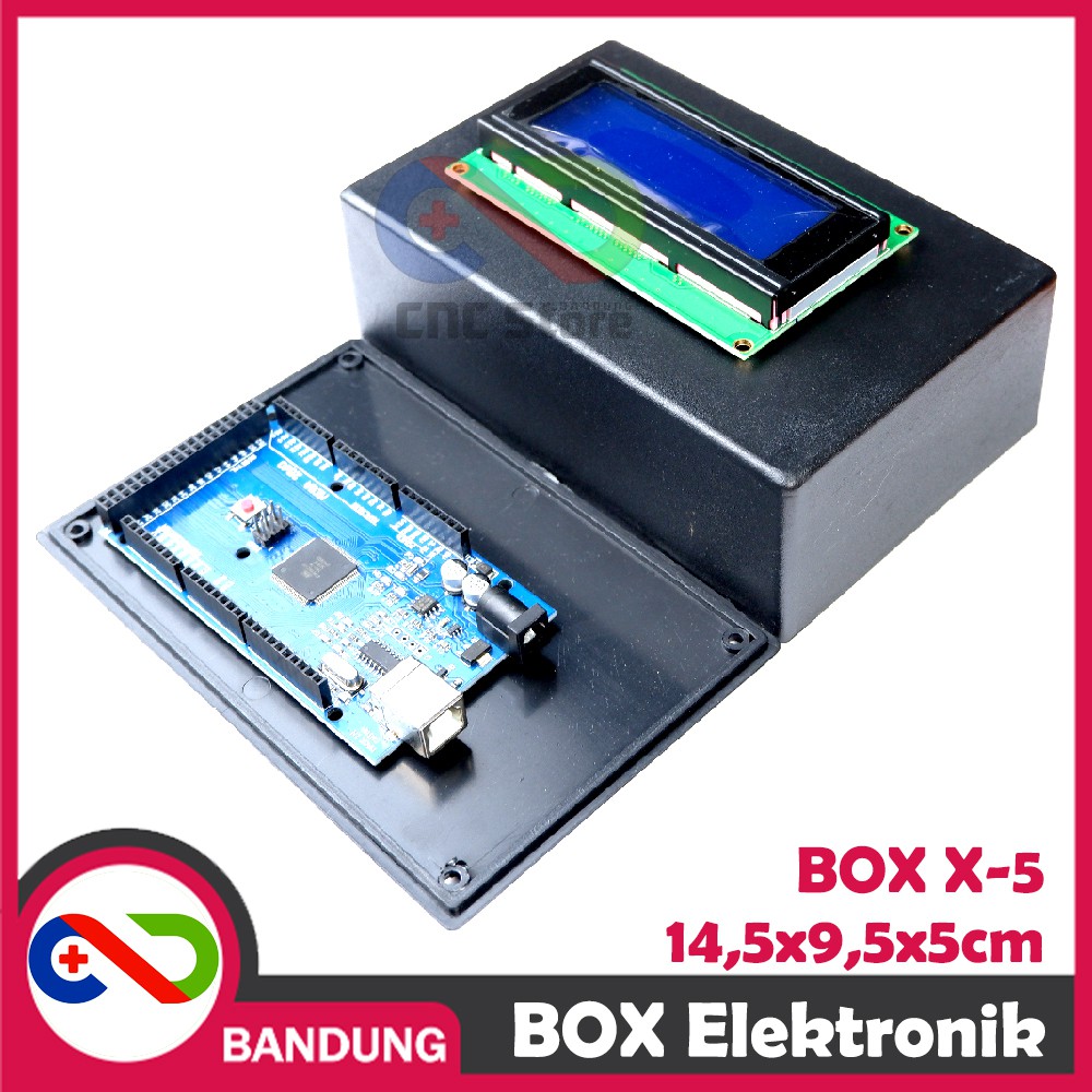 Jual BOX ELEKTRONIK X5 KOTAK RANGKAIAN ARDUINO 14,5 X 9,5 X 5 CM ...