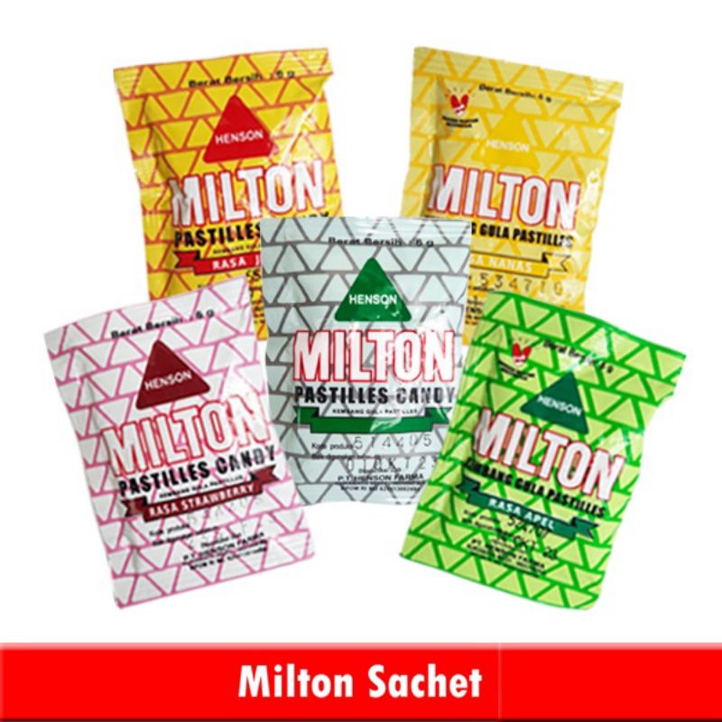 Permen Milton Pastilles Candy Sachet