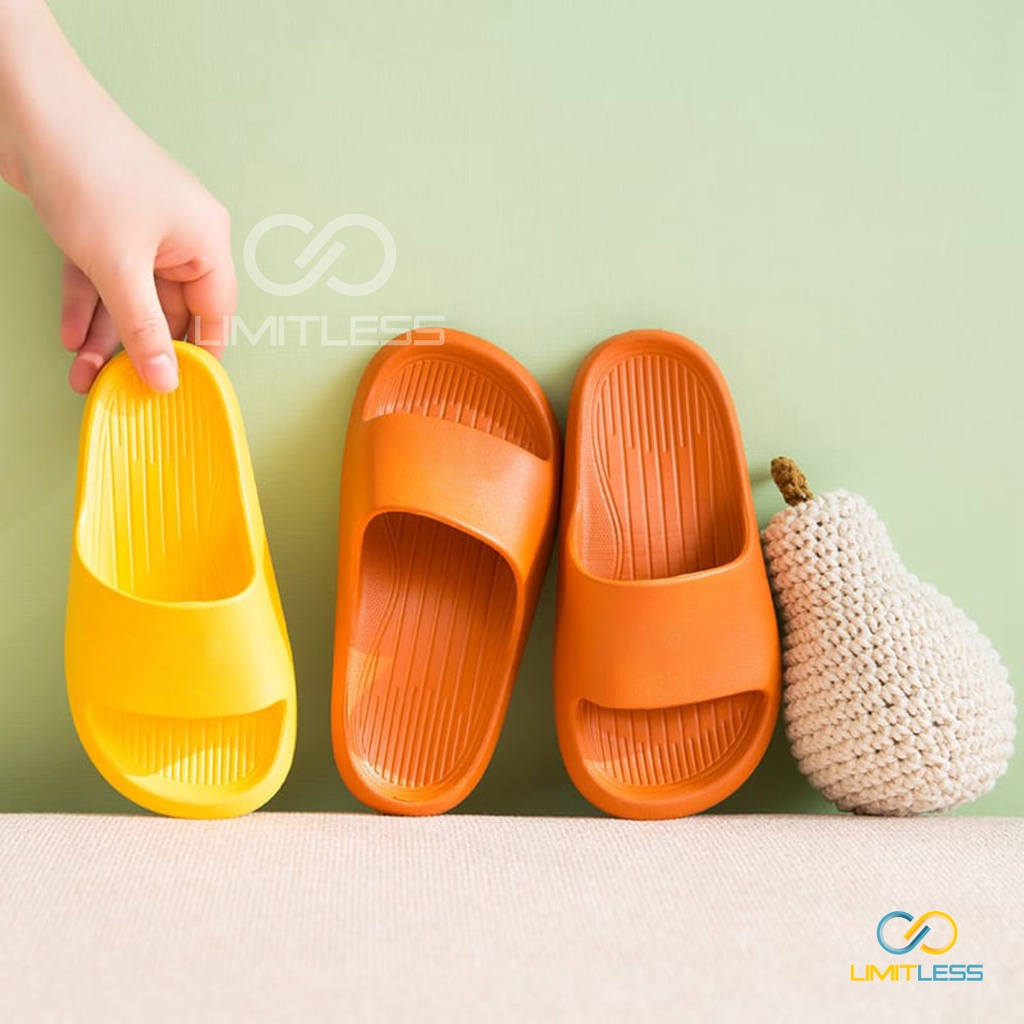 Zerolimit - Sandal Slip On Anak Perempuan Anti Licin Sendal Selop Jelly Anak Laki Laki Lentur Nyaman Sendal Slipper Anak Lucu