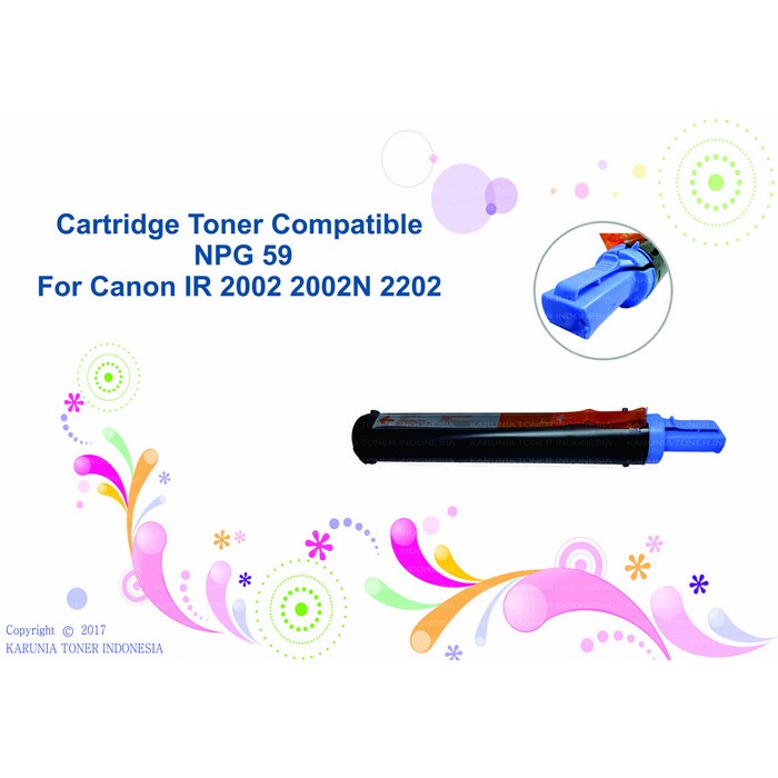 Cartridge Toner Compatible NPG 59 NPG59 Canon IR2002 IR 2202 2004 2204