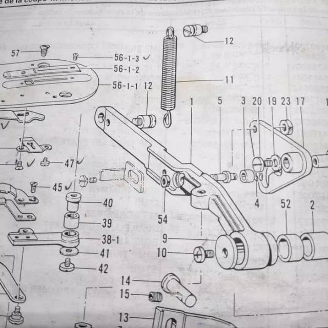 PER / SPRING 814 / Mesin Jahit Lobang Kancing 814 (141521-001)