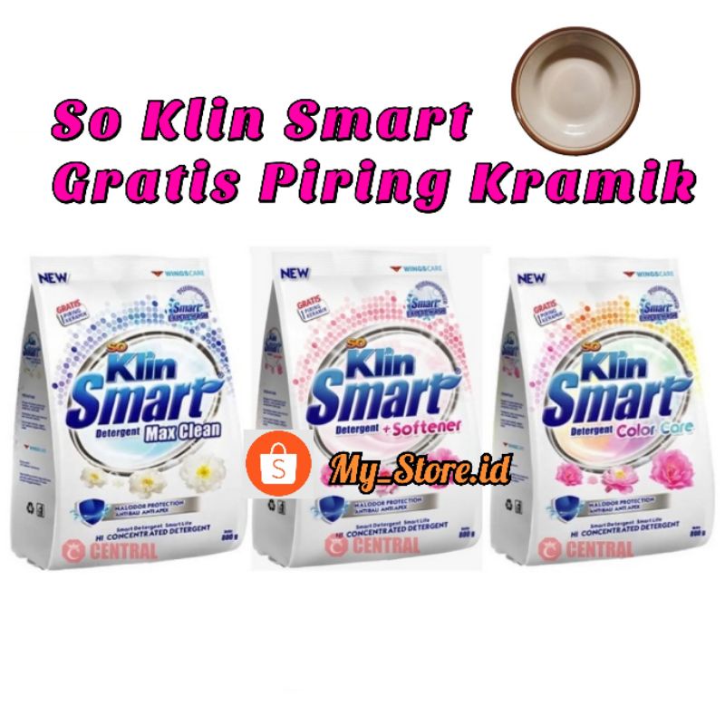 Soklin Smart hadiah piring + Wrap+ kardus