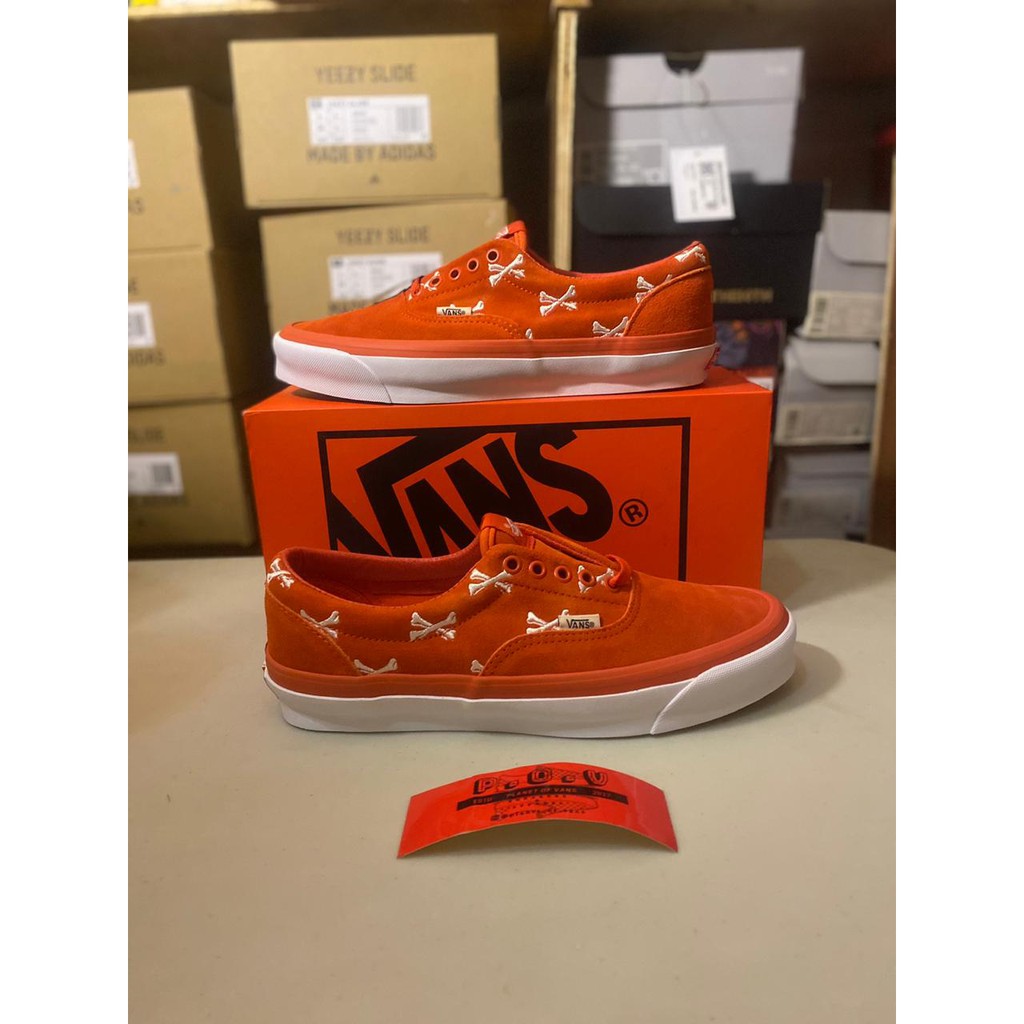 Vans Vault OG Era LX x WTAPS "Bones" Orange White Original BNIB