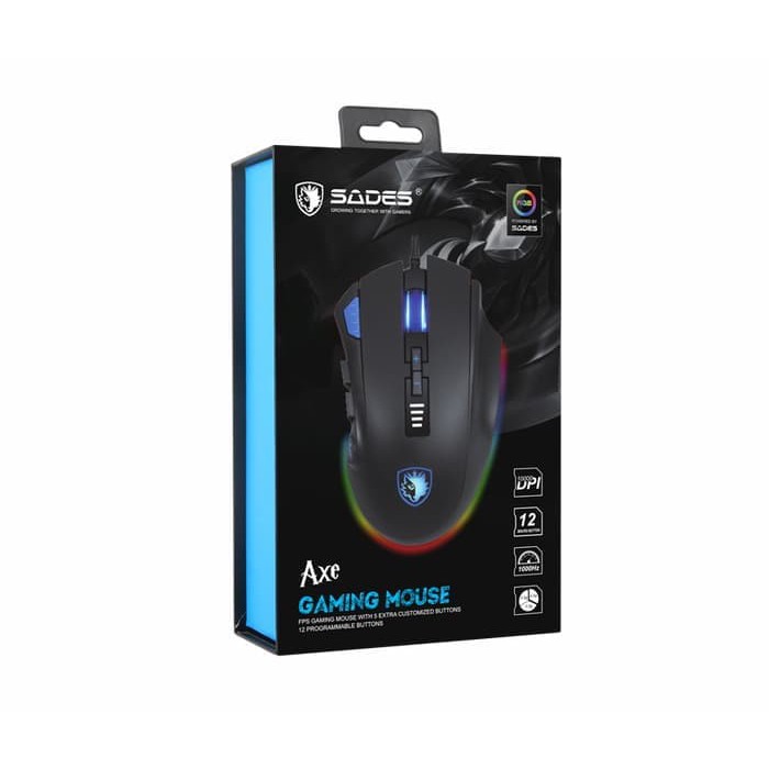 Sades Axe RGB Gaming Mouse