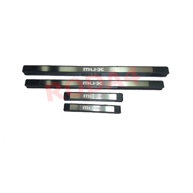 Sillplate Samping Stainless ISUZU MUX MU-X With Lampu LED