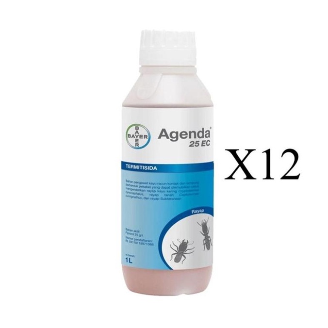 Obat Anti Rayap - Paket Agenda 1Liter X12 Anti Rayap