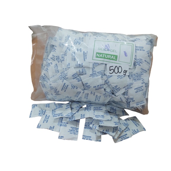 Silica Gel Natural 1gr Food Grade untuk makanan 500 gr Denpasar