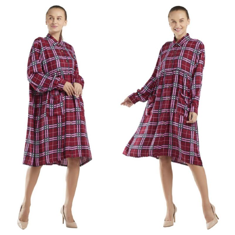 dress Burberry rayon bali