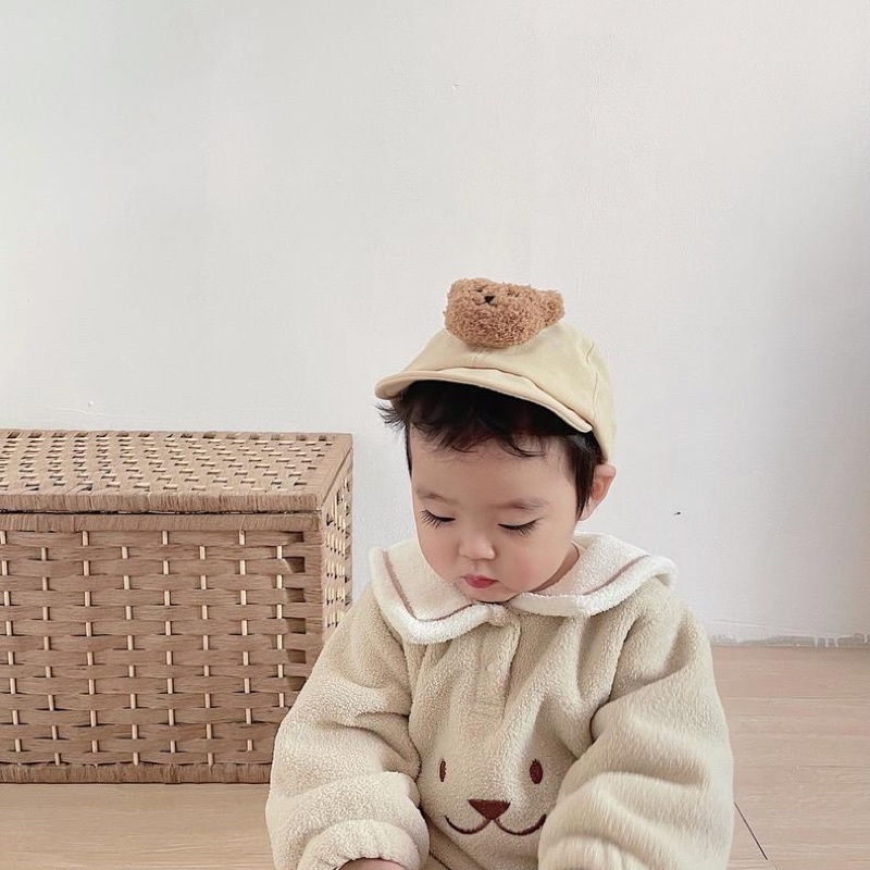 Bear hat topi bayi anak beruang / teddy topi