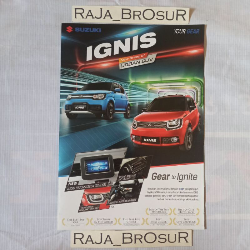 Poster brosur Suzuki Ignis