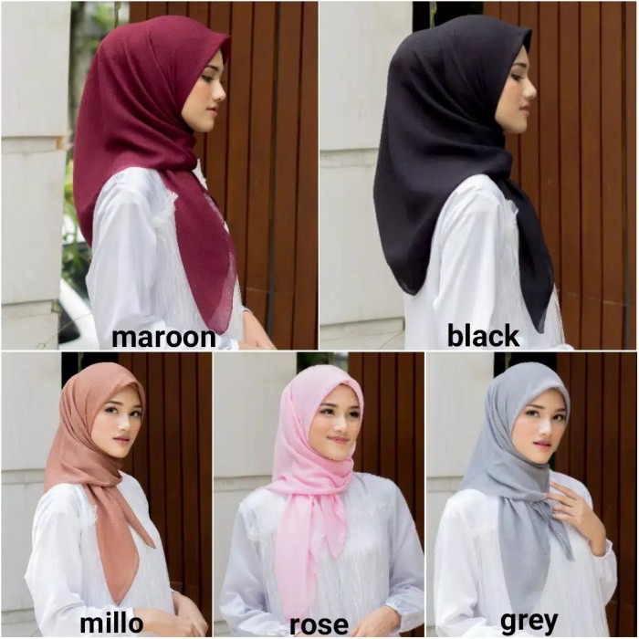 Jilbab Paris Segi4 Isi 20pcs / 1kodi - KB16