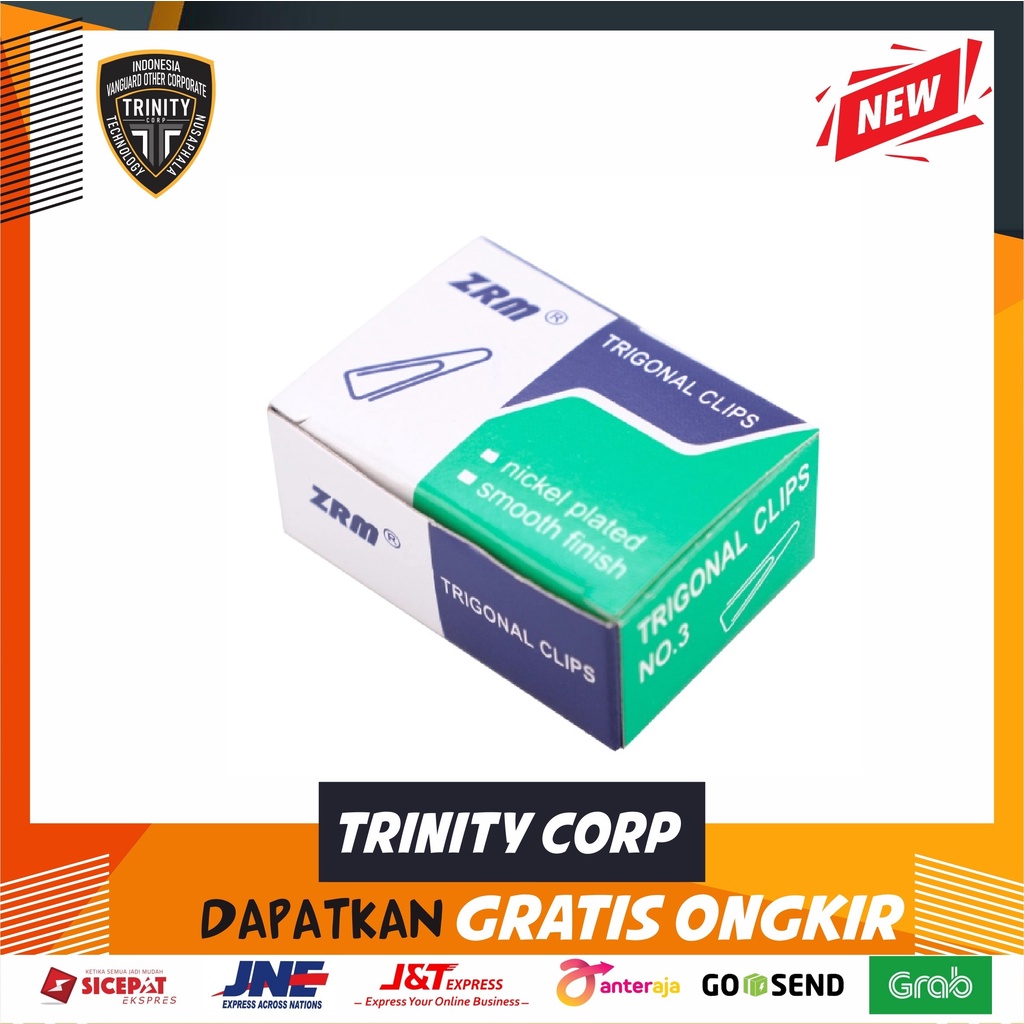 

Paper Clip No. 3 Merk Random Per Pack Kecil