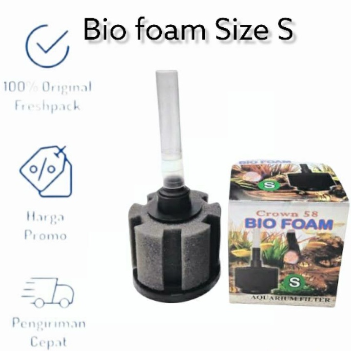 BIO FOAM FILTER SIZE S FILTER INTERNAL AQUARIUM AQUASCAPE