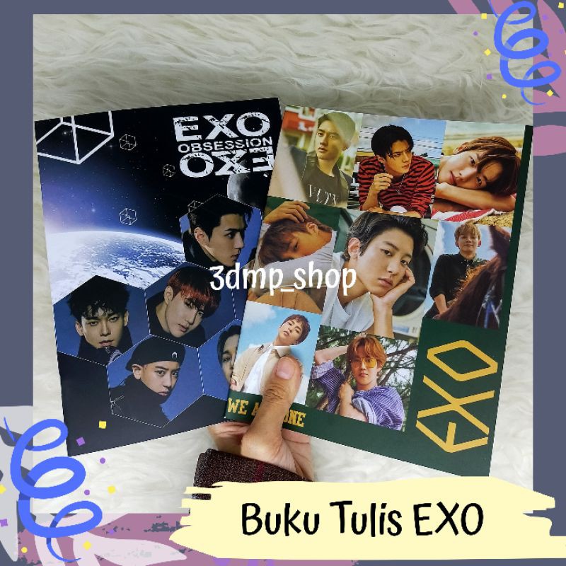 Buku tulis note kpop exo obsession present