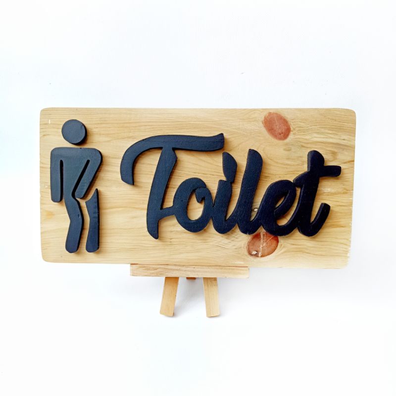 Wall Decor/Pajangan Dinding Tulisan Toilet,  Bedroom, Kitchen, Family,  Musholla, Open, Close