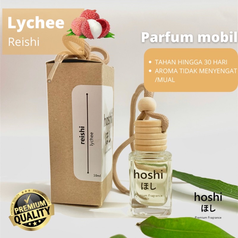 HOSHI - Parfum Car / Ruangan 10ml Aroma Buah LECI Premium pewangi mobil