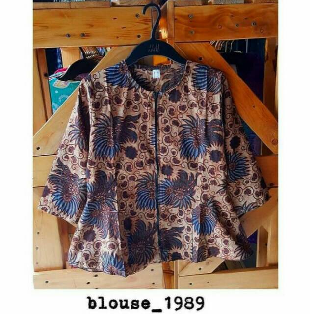 Blouse Batik Peplum / Batik Kerja Wanita / Atasan Batik Wanita / Batik jogja