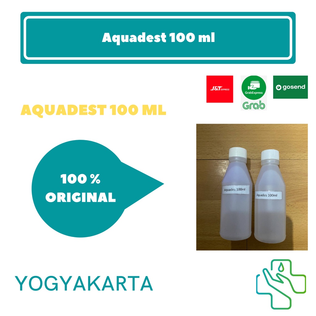 AQUADEST AIR SULING AQUA DESTILLATA 100 ML AQUADES