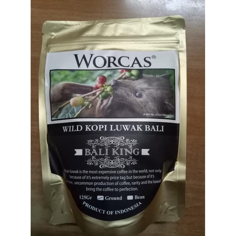 

Fa5Y Worcas Kopi Luwak Bali King 125Gr 81Eq