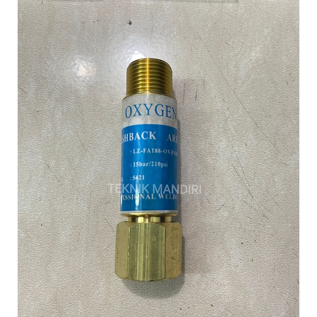 FLASHBACK ARRESTOR PENGAMAN REGULATOR ACETYLENE /FLASHBACK OXYGEN