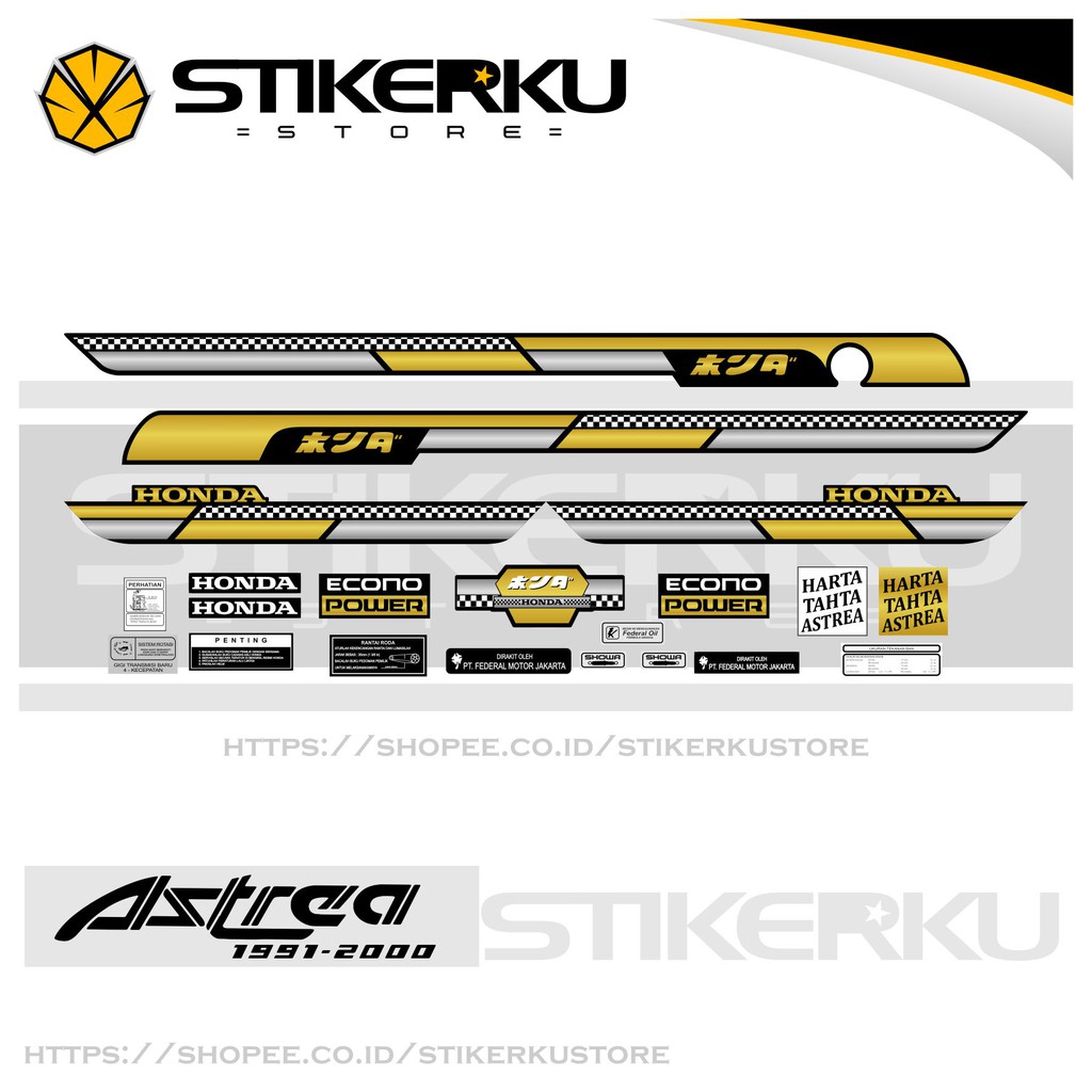 STRIPING ASTREA GRAND BULUS JAPAN / STIKER ASTREA / STICKER ASTREA / VARIASI / SIMPLE LIST GRAND