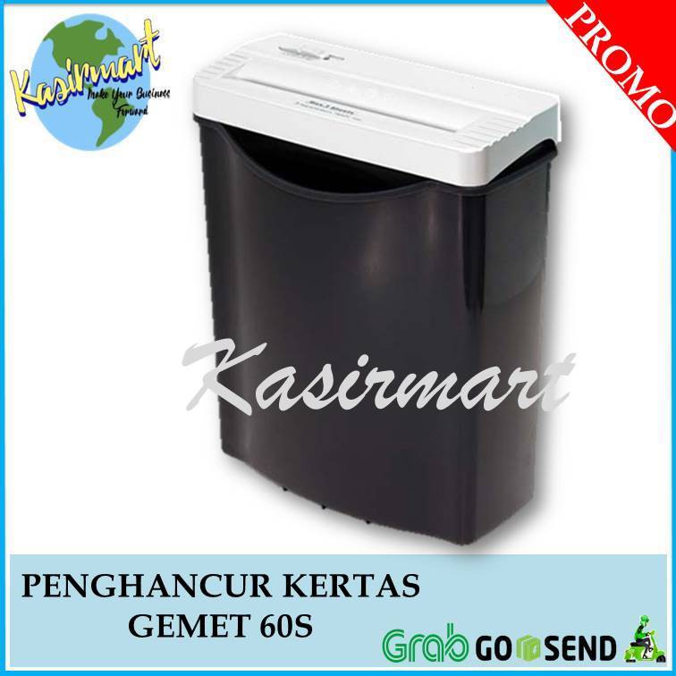 GEMET 60S MESIN PENGHANCUR KERTAS/DOKUMEN/DOCUMENT PAPER SHREDDER STRIP CUT