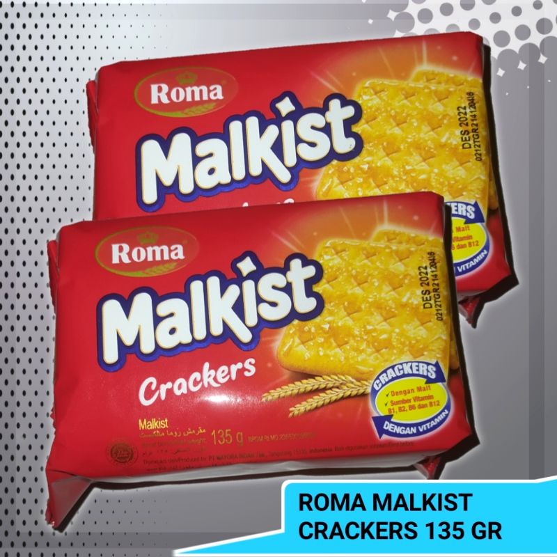 

Roma Malkist Crackers 135gr