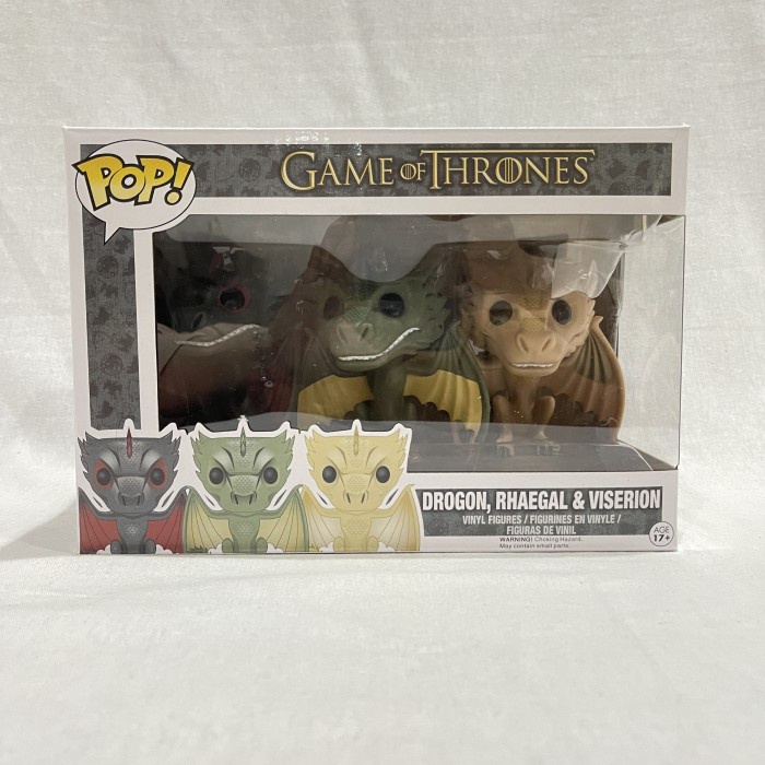 FIGURE POP GAME OF THRONES 16 DROGON 20 RHAEGAL 22 VISERION