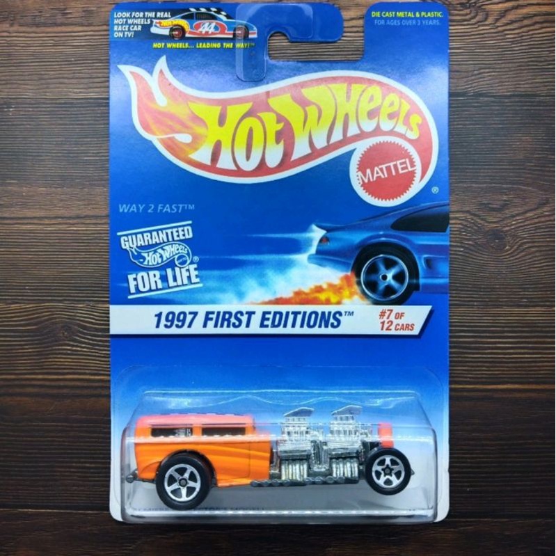 hotwheels WAY 2 FAST HW 1997 FIRST EDITIONS HW BLUE CARD,CARD LAWAS