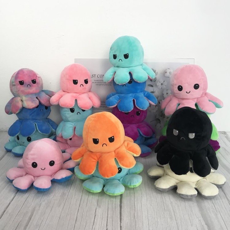 Boneka Moody Octopus Viral Kekinian Trendy Untuk menandakan Mood