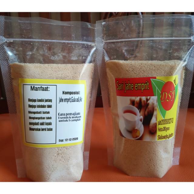 

SARI JAHE EMPRIT / netto 250gram