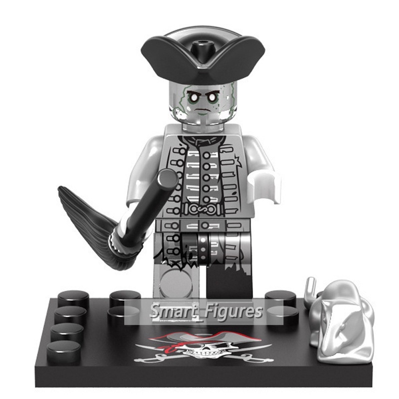 Image of 1 Set 8 Pcs Mainan Action Figure Minifigures Model Pirates of The Caribbean Jack Sparrow Elizabeth Swann #8