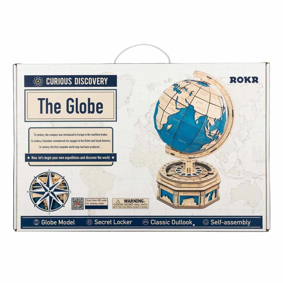 ROLIFE Robotime The Globe ST002 Huge 3D Wooden Model Hobby And Toy Collection