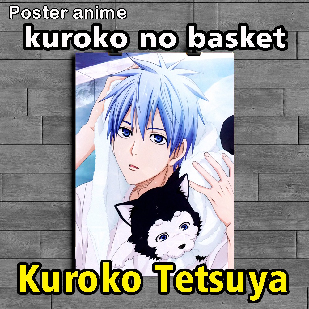 Poster Anime KUROKO NO BASKET Kuroko Tetsuya full colour murah meriah istimewa kwalitas hd