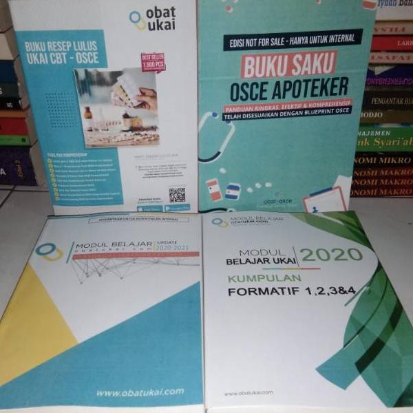Paling Sesuai.. 1 PAKET BELAJAR UKAI,BUKU RESEP LULUS UKAI & BUKU SAKU APOTEKER