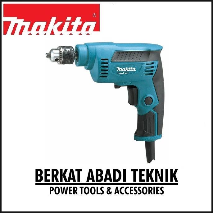 MAKITA M 6501B Bor Listrik 6.5 mm Tangan Kayu Besi Bolak Balik Mesin