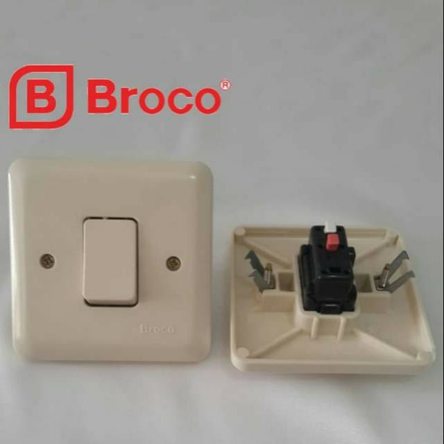 Saklar Engkel Tunggal Dinding IB Inbow BROCO New Gee 6621