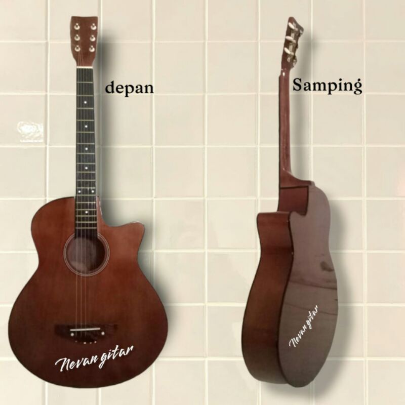 COD Gitar akustik pemula termurah ( PACKING KAYU)