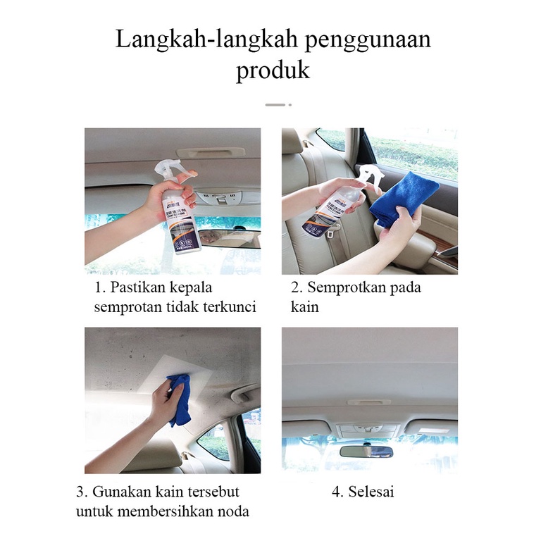 Spray Pembersih Plafon/Atap Mobil Dalam Jok Dashboard Interior Cleaner Pembersih Serbaguna