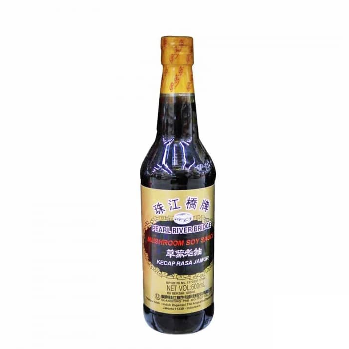 Mushroom Soy Kecap Jamur DARK Pearl River Bridge PRB 600ml