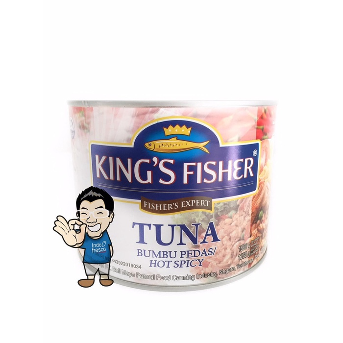 

Da202X6 King'S Fisher Tuna In Canned- Daging Tuna Kaleng L - Tuna Spicy Xa20X1